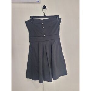 Womens Forever 21 strapless sweetheart dress, black/gray, size Medium (M)